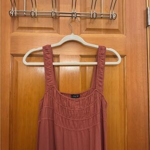 J. Crew Sleeveless Top in Warm Terracotta